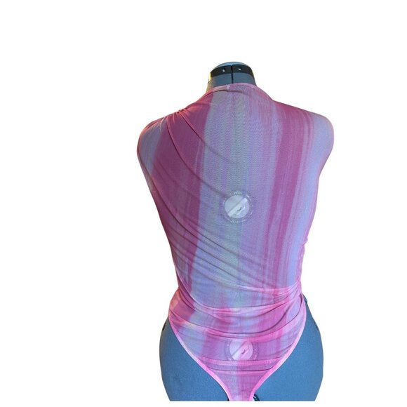 Pink mesh Zara Y2K body suit - Picture 2 of 15